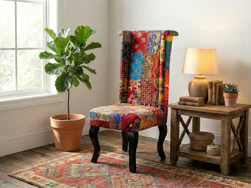 Belle Patch Work Chair